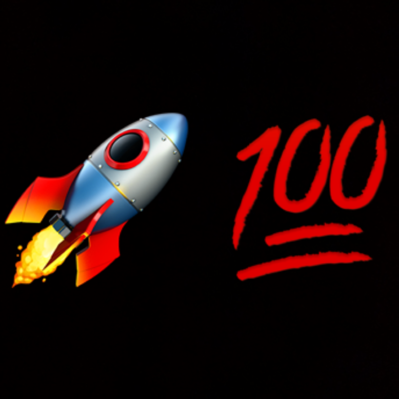 🚀💯 on Emojicoin
