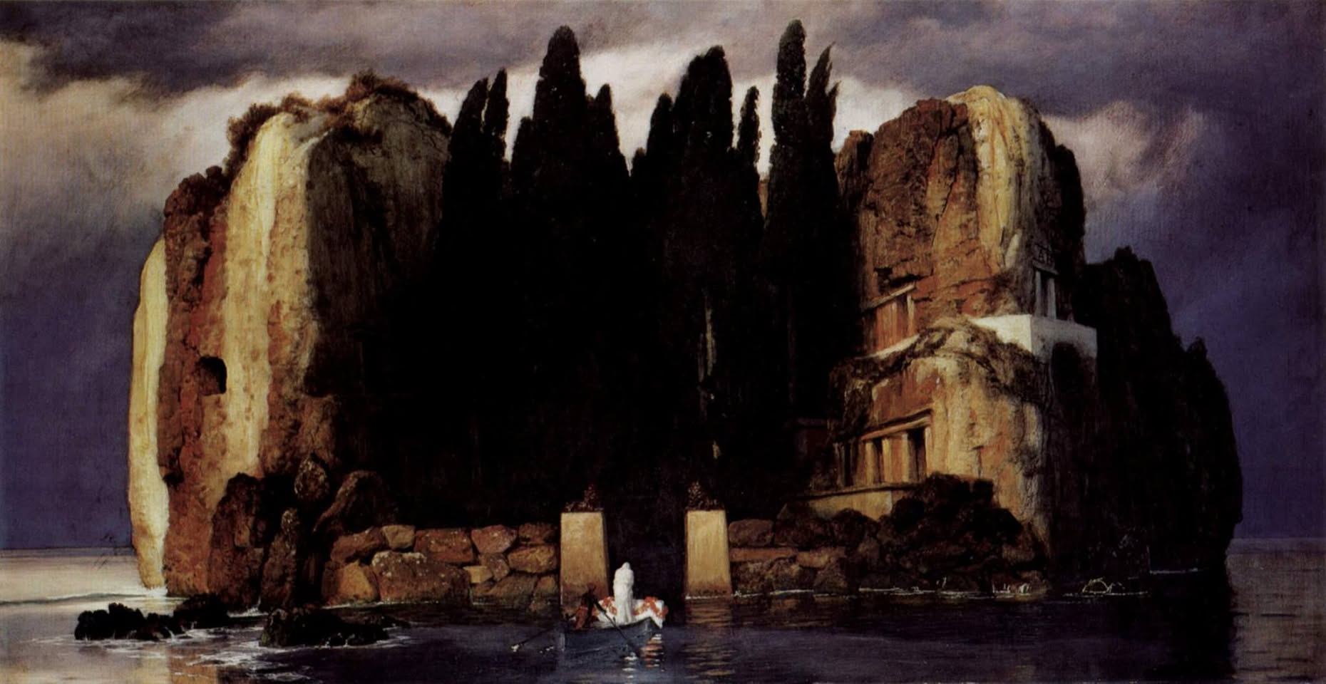 Arnold Böcklin, Die Toteninsel [Island of Death], 5th version (1888)