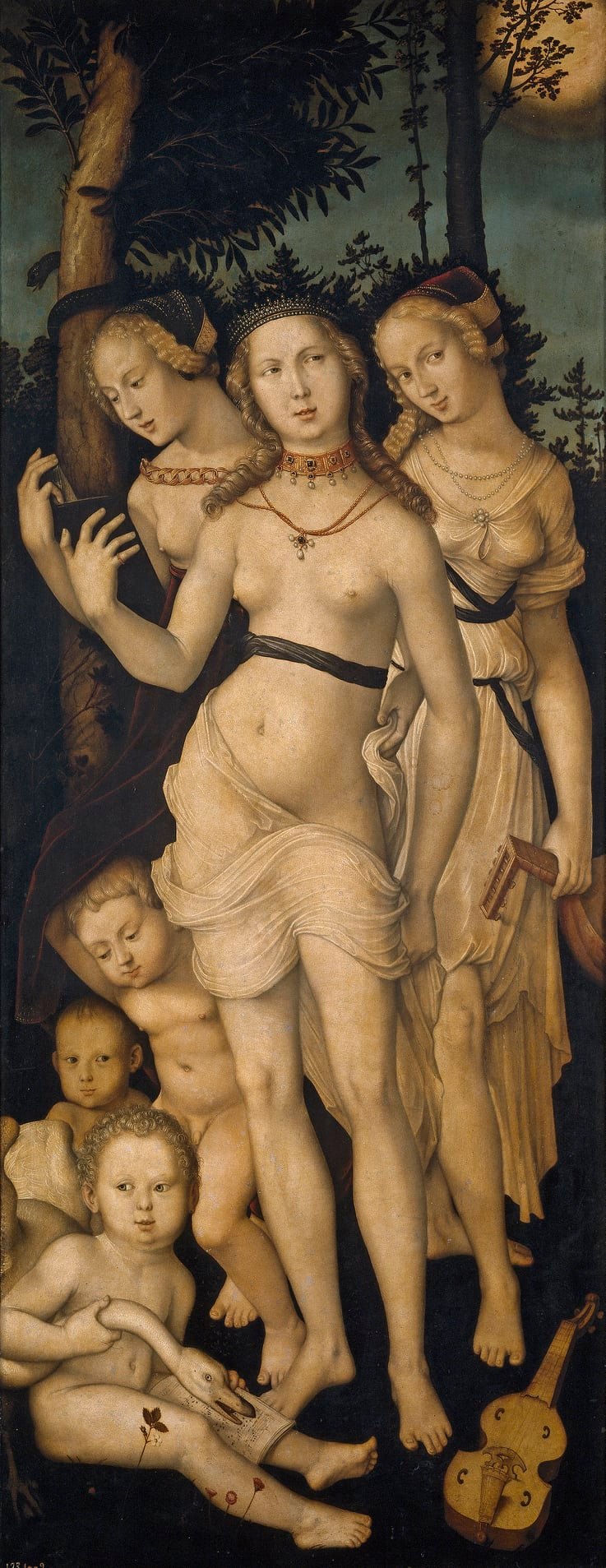 Hans Baldung, Harmony (The Three Graces) (1541)