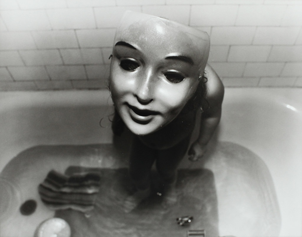 Jeffrey Silverthorne, Alyssa with mask (1974)
