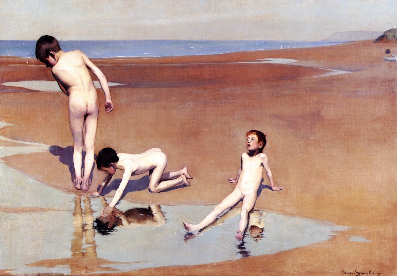 William Scott of Oldham, A Summer’s Day (1886)
