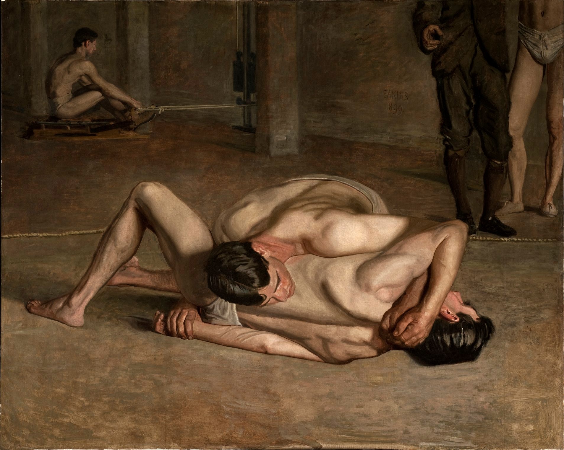 Thomas Eakins, Wrestlers (1899)
