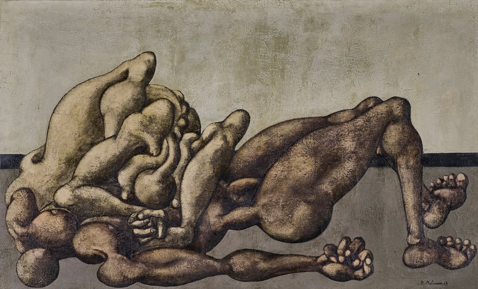 Bahman Mohassess, Requiem Omnibus [Death of Martin Luther King] (1968)
