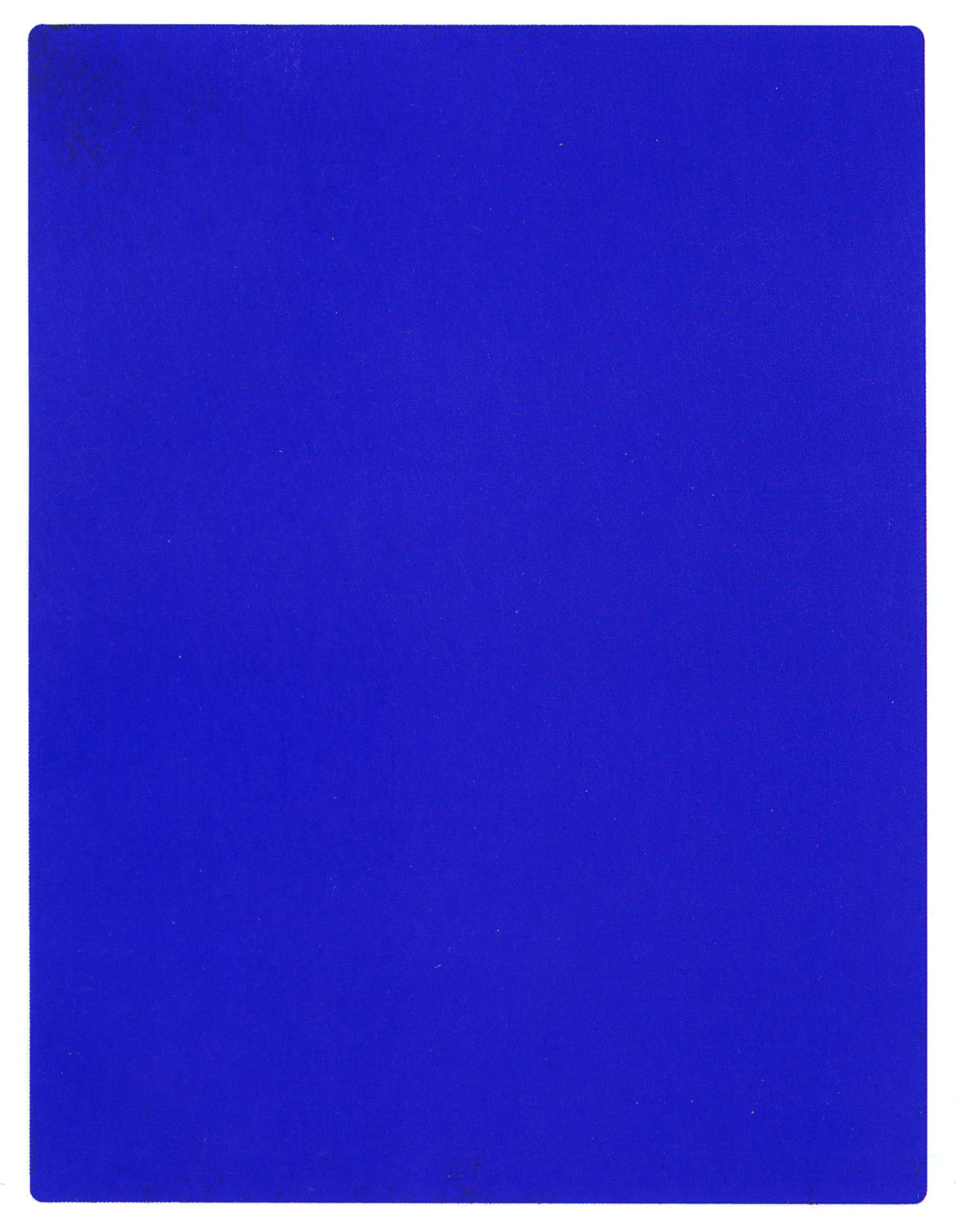 Yves Klein, IKB 191 (1962)