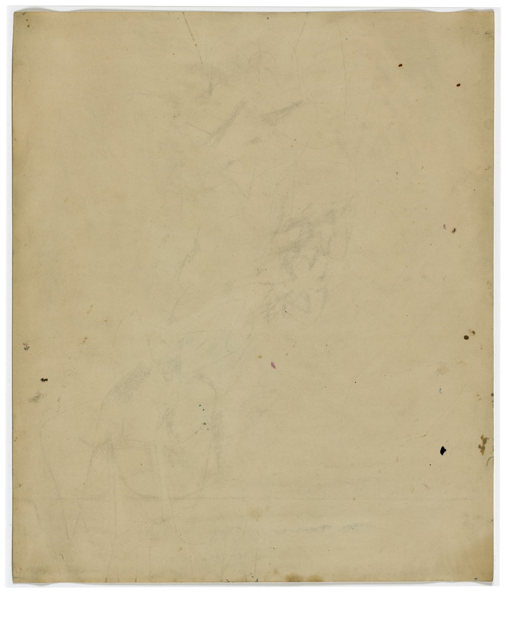 Robert Rauschenberg, Erased De Kooning Drawing (1953)