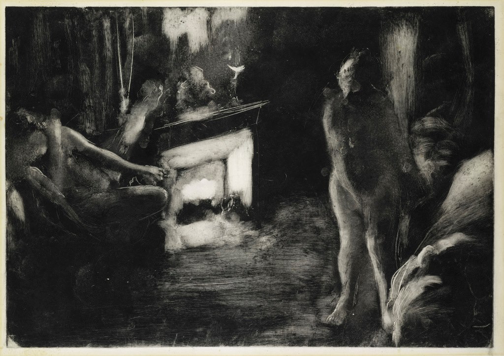 Edgar Degas, The Fireside (1880)