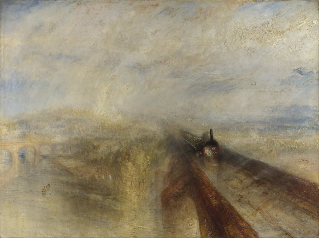J. M. W. Turner, Rain, Steam and Speed – The Great Western Railway (1844)