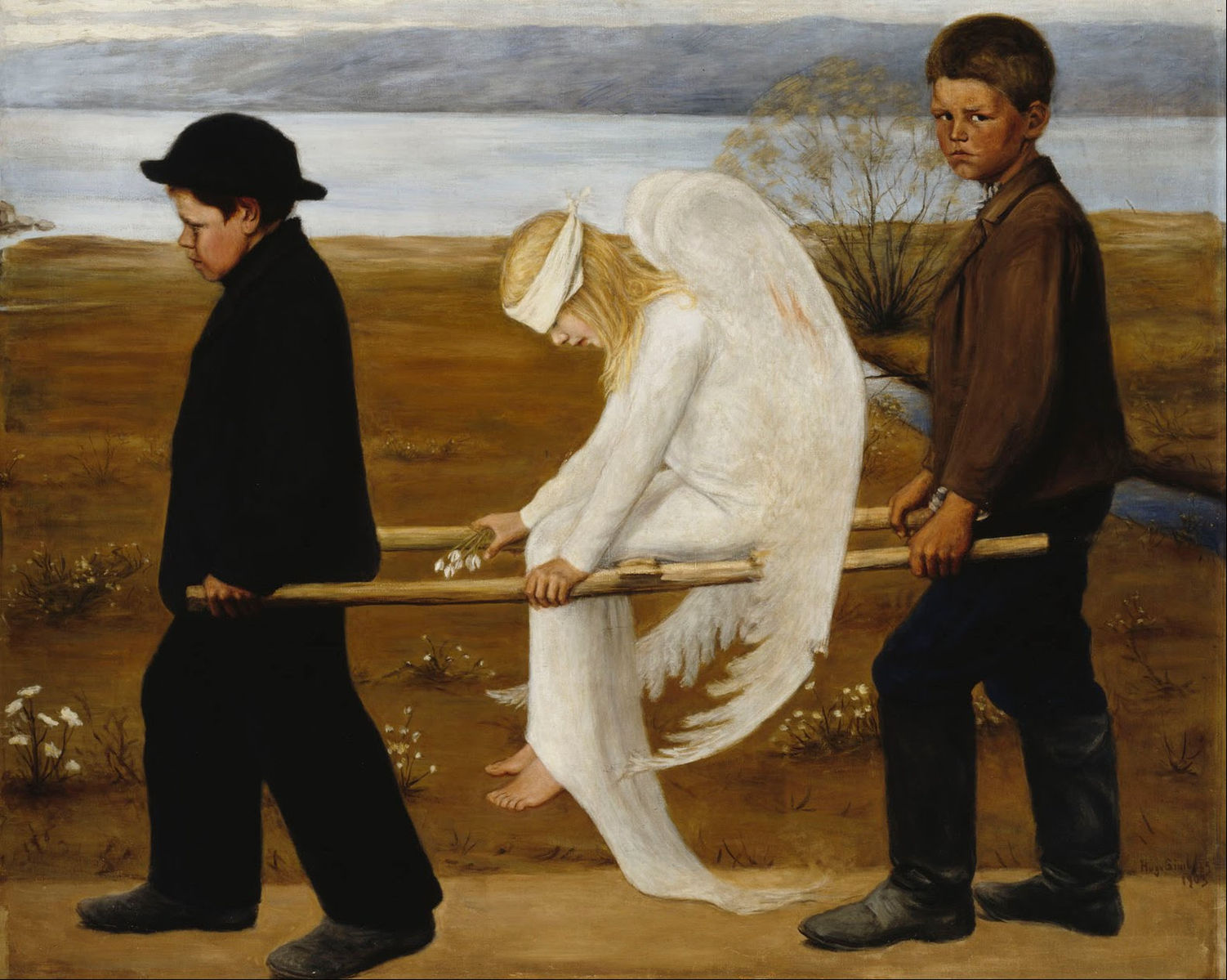 Hugo Simberg, The Wounded Angel (1903)