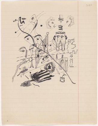 Georges Bataille, Untitled drawing for Soleil Vitré (1925)