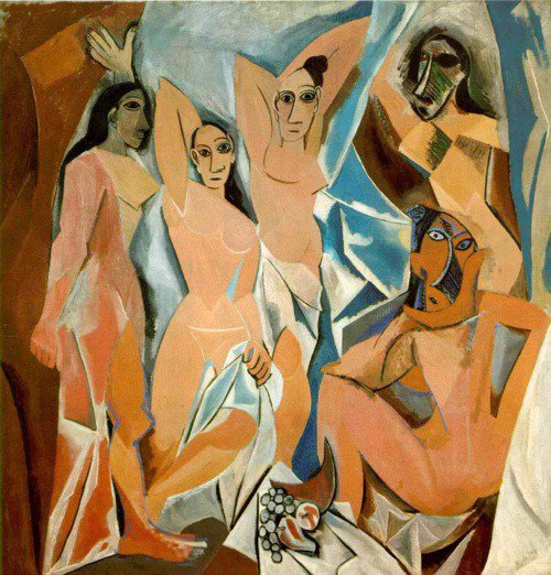 Pablo Picasso, Les Demoiselles d’Avignon (1907)