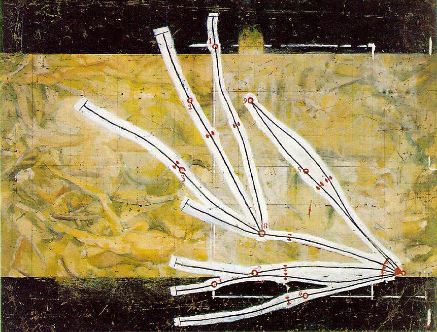 Marcel Duchamp, Network of Stoppages (1914)