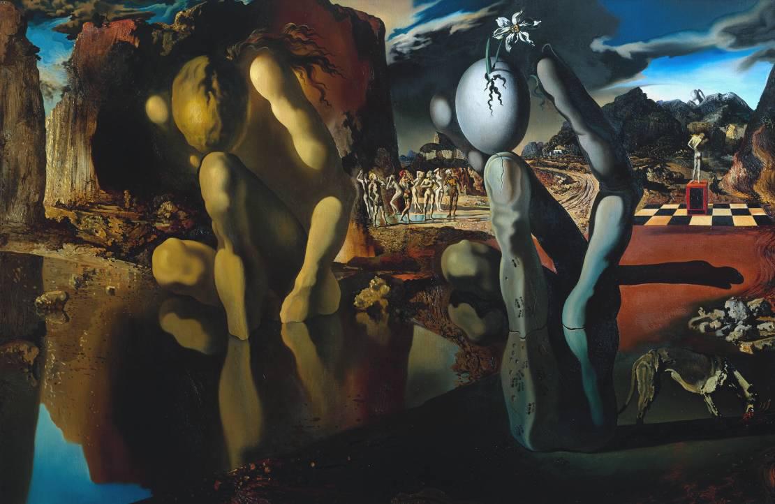 Salvador Dalí, Metamorphosis of Narcissus (1937)