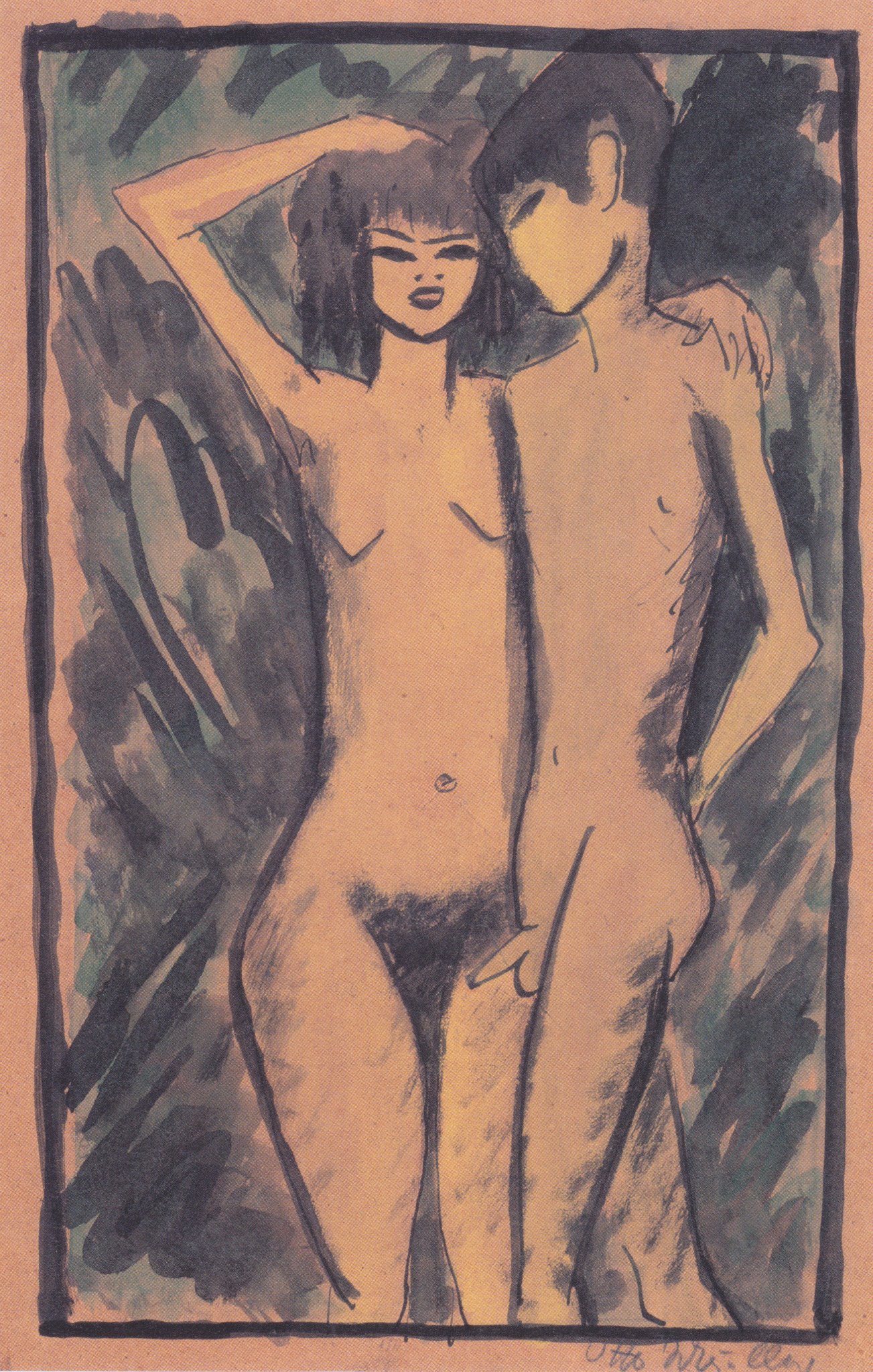 Otto Muelle, Liebespaar (1918)