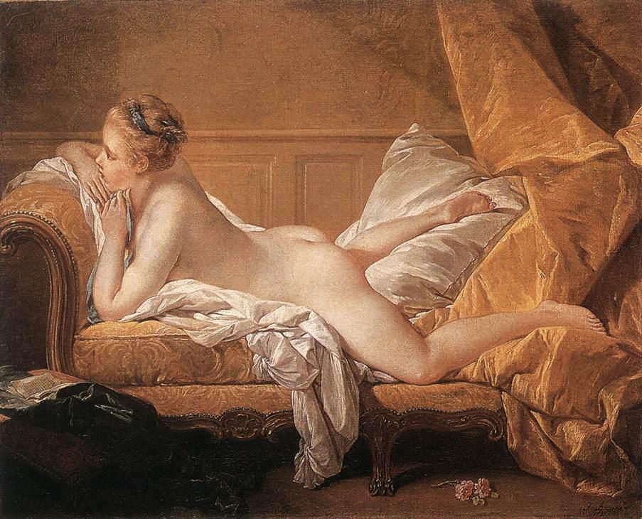 François Boucher, Resting Maiden (1751)