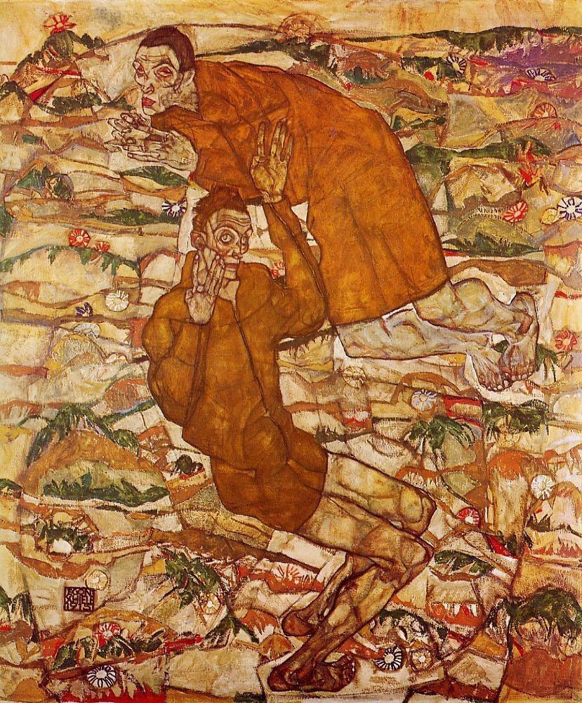 Egon Schiele, Levitation (1915)