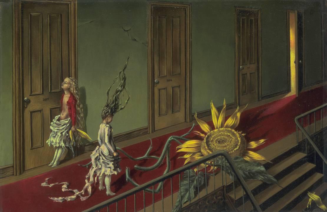 Dorothea Tanning, Eine Kleine Nachtmusik [A Little Night Music] (1943)