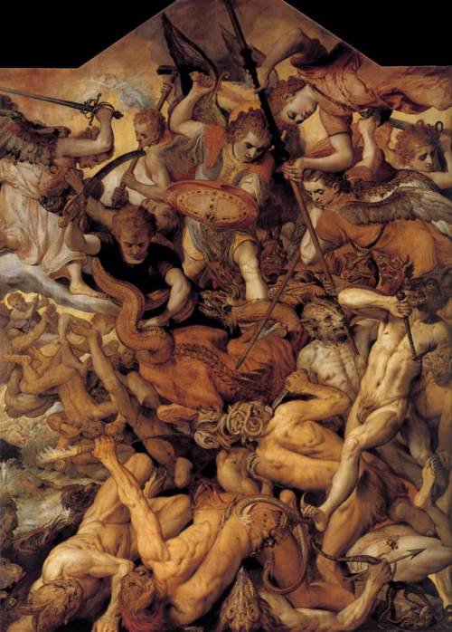 Frans dFrans de Vriendt, The Fall of the Rebellious Angels (1554)