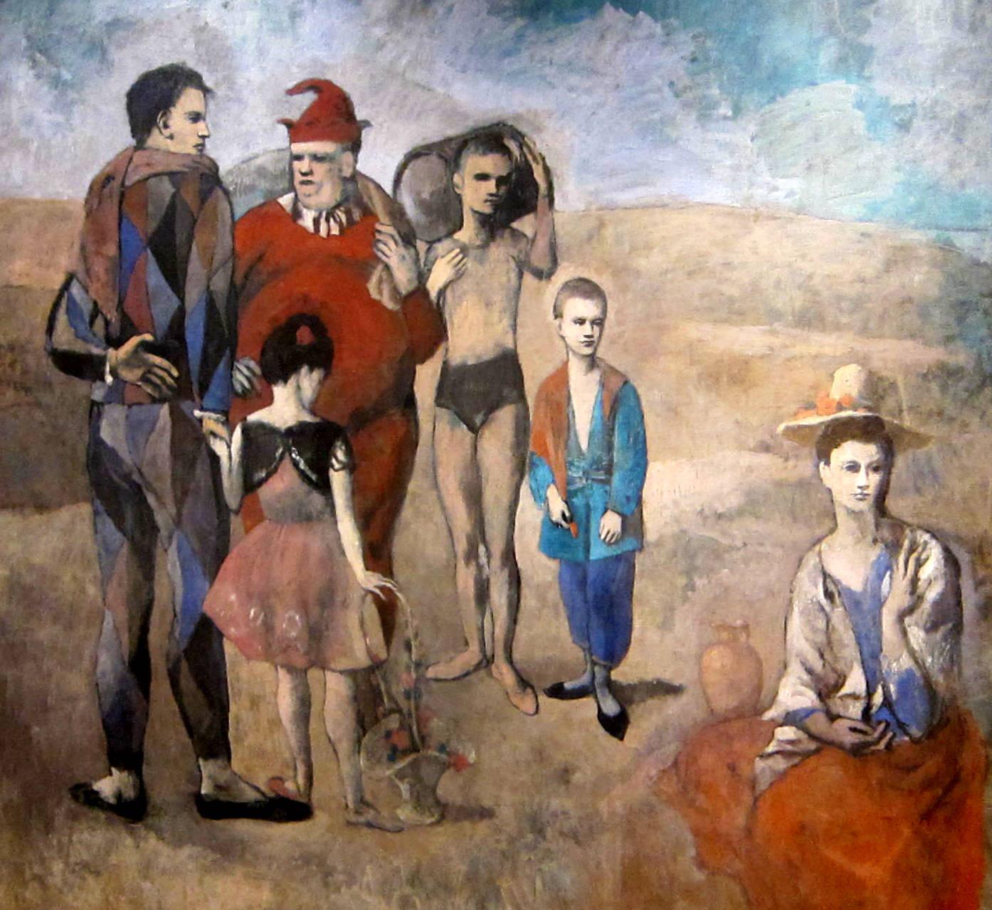 Pablo Picasso, Famille de saltimbanques (1905)