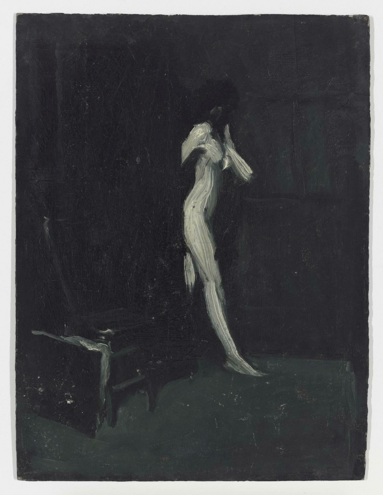 Edward Hopper, (Nude Walking through Doorway) (1902)
