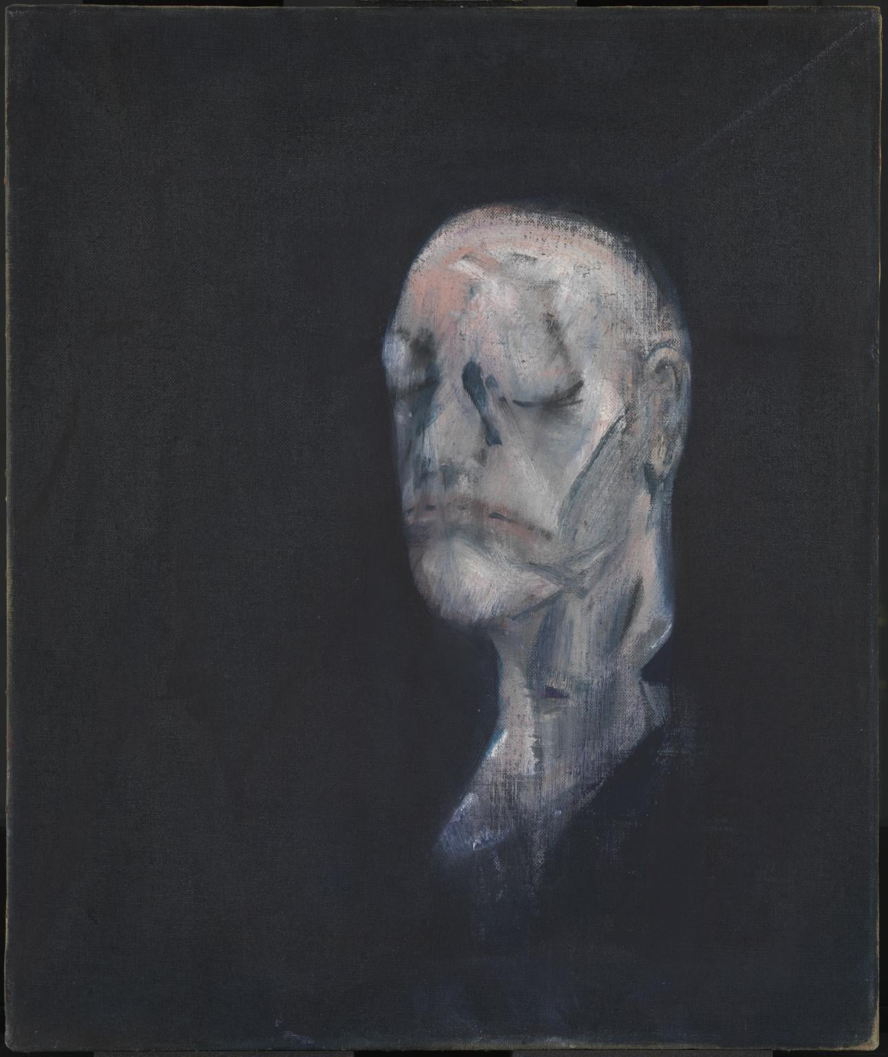 Francis Bacon, Study for Portrait II (after the Life Mask of William Blake) (1955)
