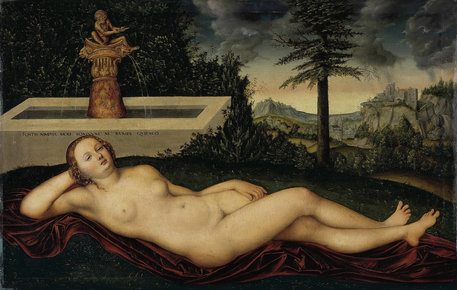Lucas Cranach the Elder, The Water Nymph at the Fountain (1518)
