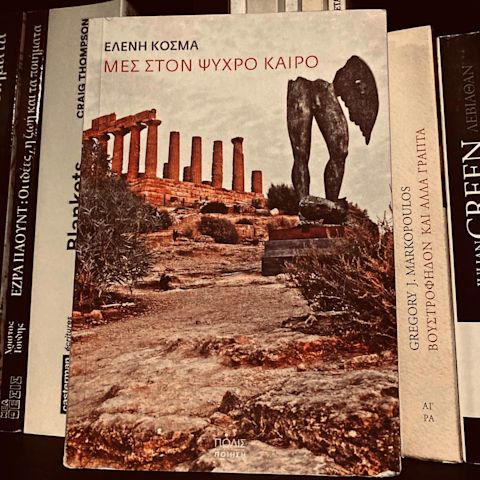 Εξώφυλλο: Ελένη Κοσμά, Μες στον Ψυχρό Καιρό