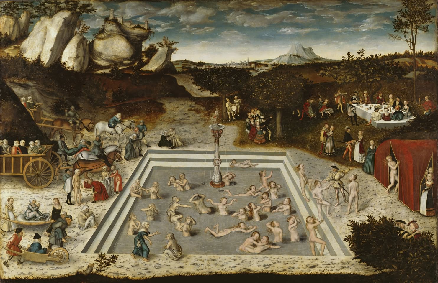 Lucas Cranach the Elder, The Fountain of Youth (1546)