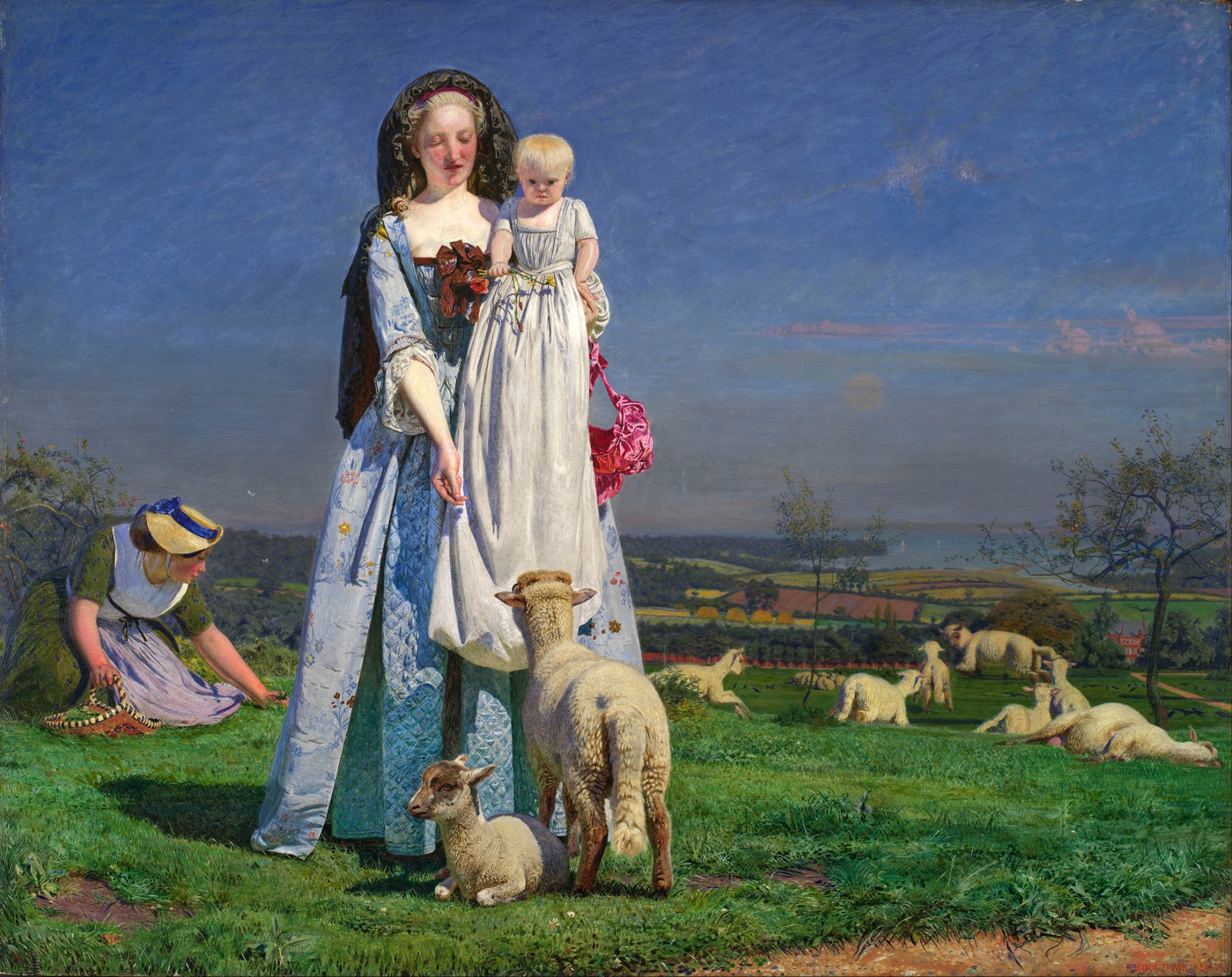 Ford Madox Brown, The Pretty Baa-Lambs (1851)