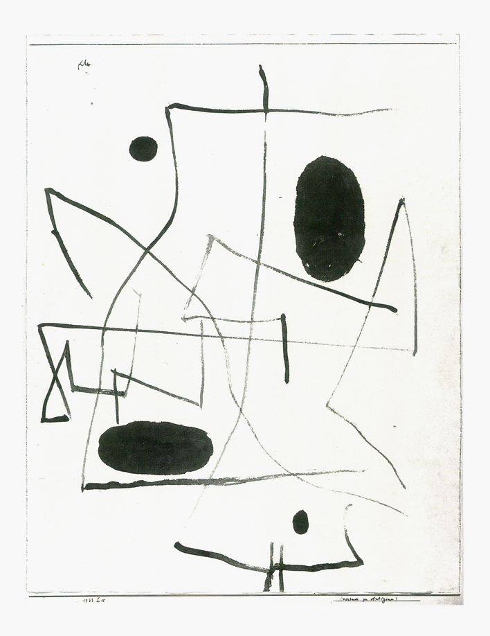 Paul Klee, Trial for Antigone (1933)