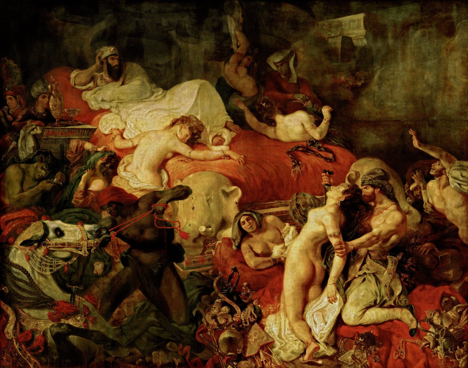 Delacroix, La Mort de Sardanapale (1827)