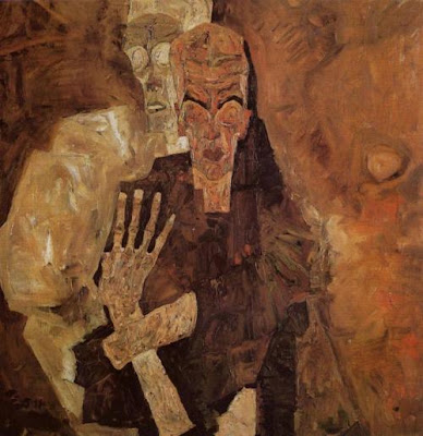 Egon Schiele, Death and Man (1911)