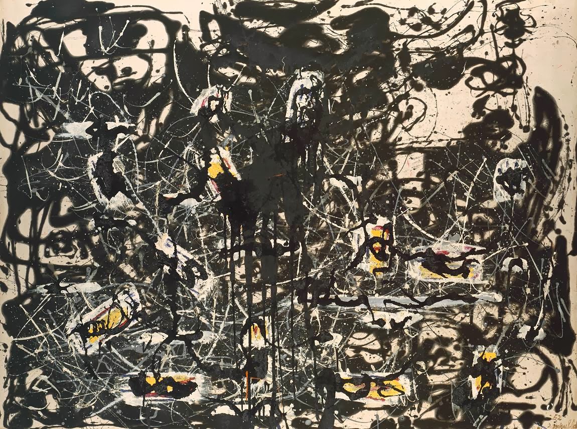 Jackson Pollock, Yellow Islands (1952)