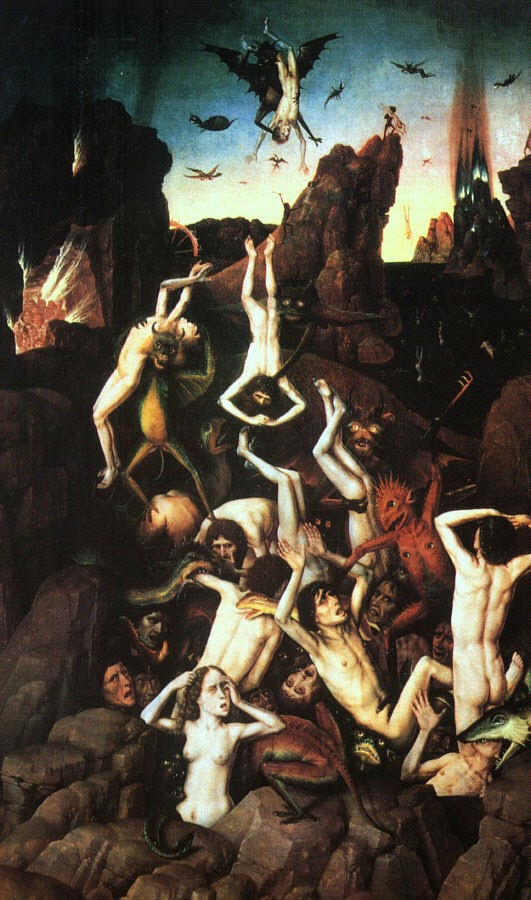 Dieric Bouts, The Fall of the Damnded (1450)