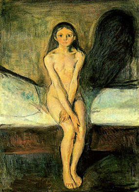 Edvard Munch, Puberty (1894)