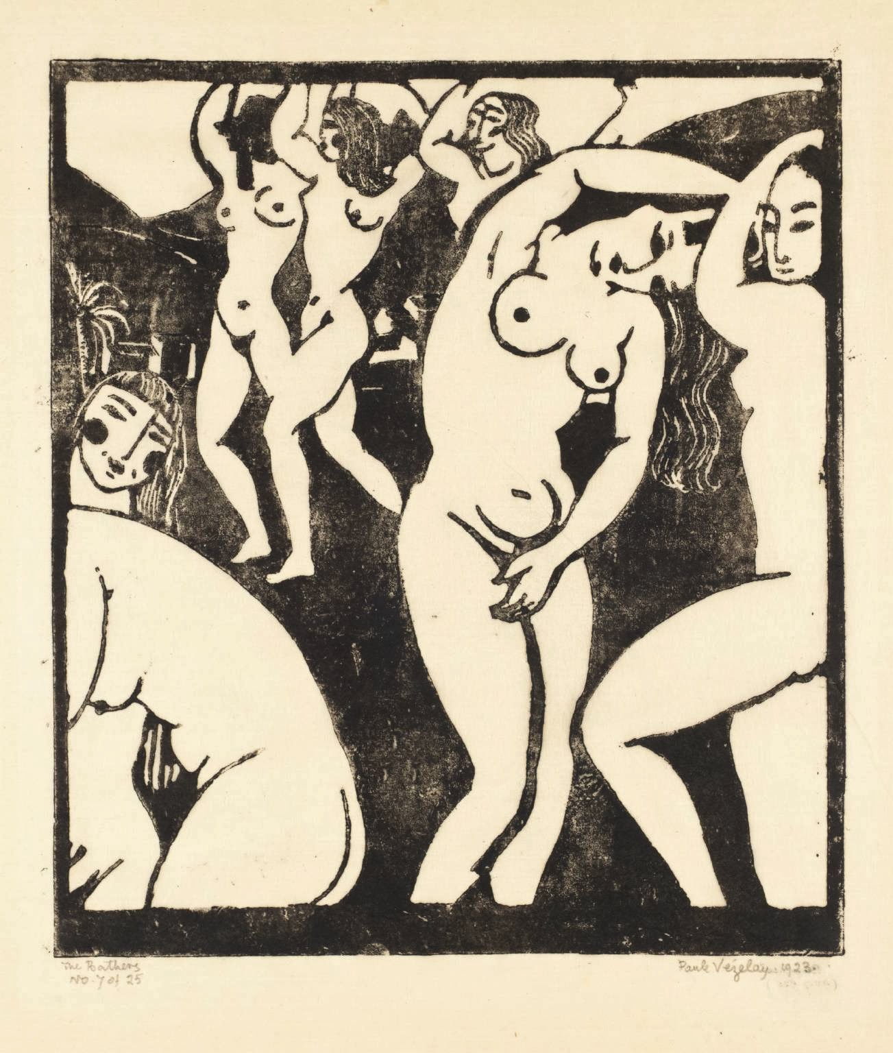 Paule Vézelay, The Bathers (1923)