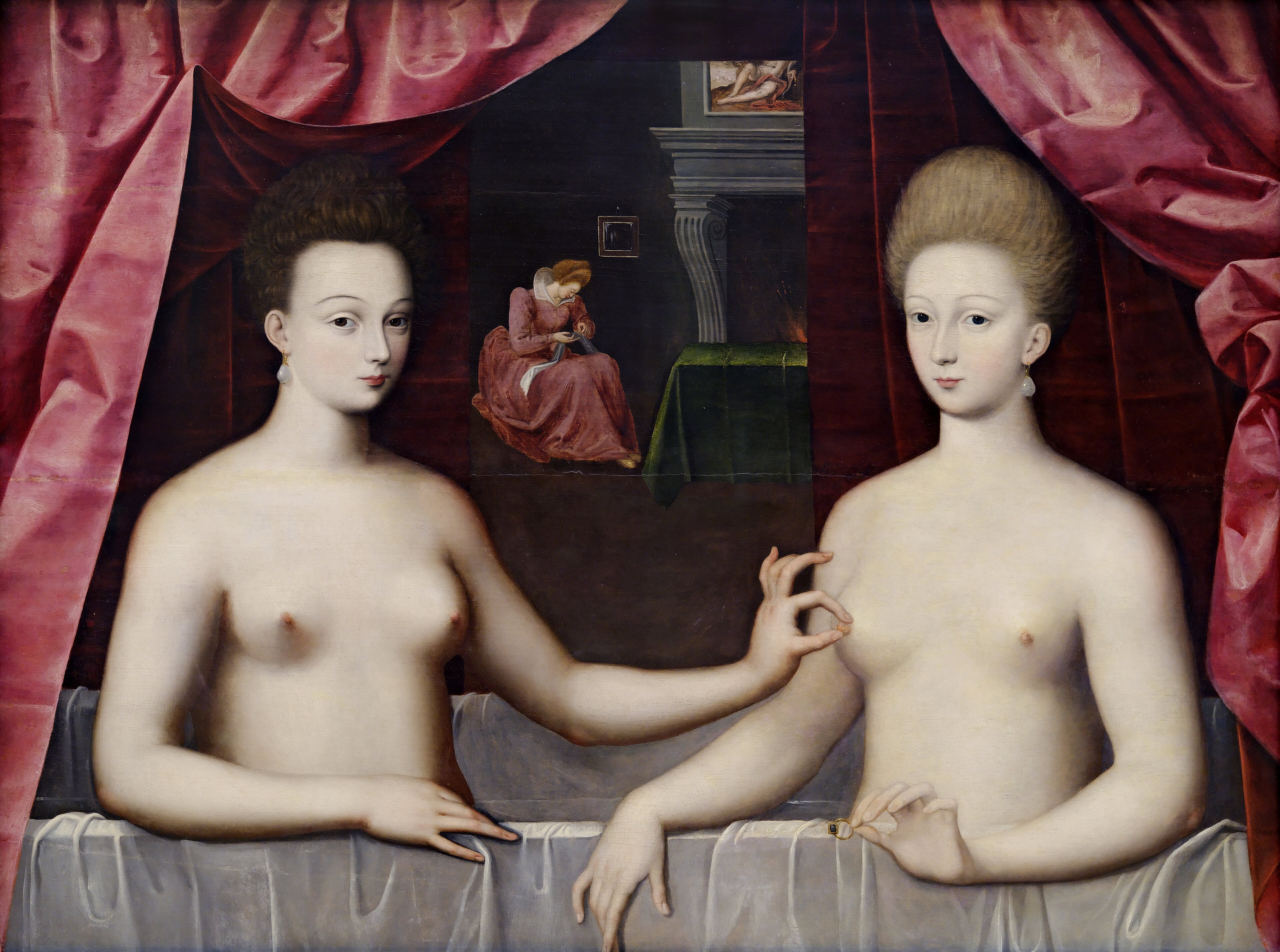 Anonymus, Gabrielle d’Estrées et une de ses sœurs (1594)
