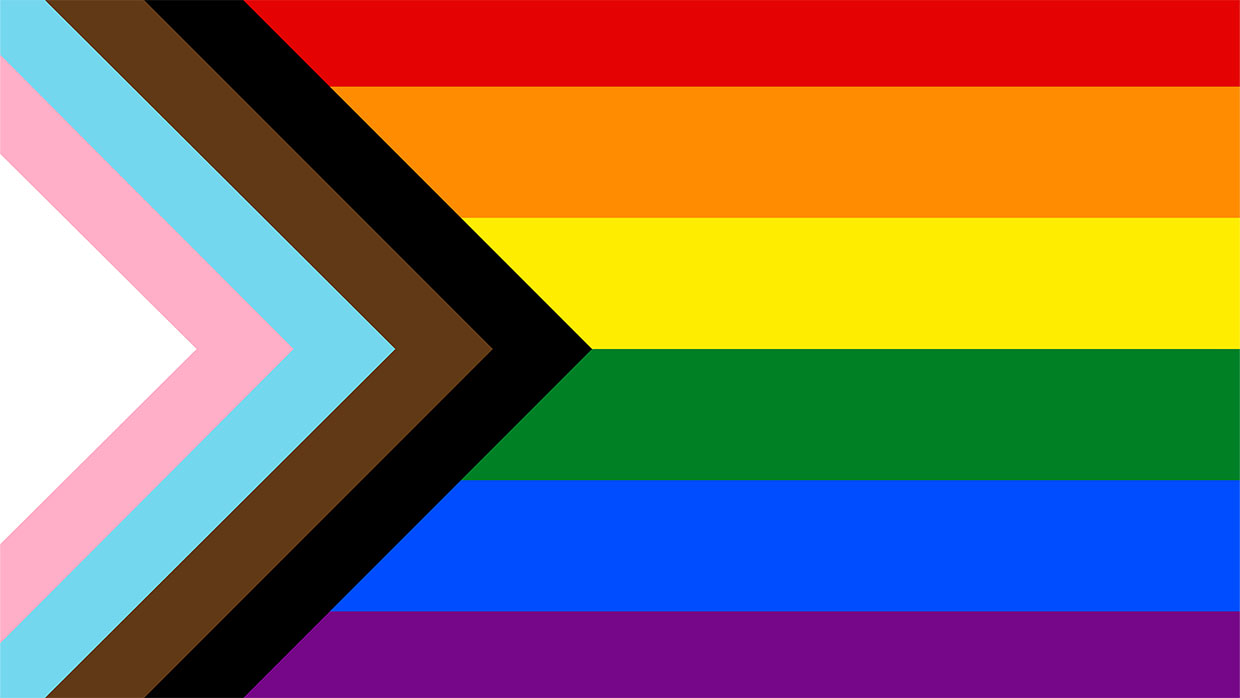 LGBTQrainbow flag