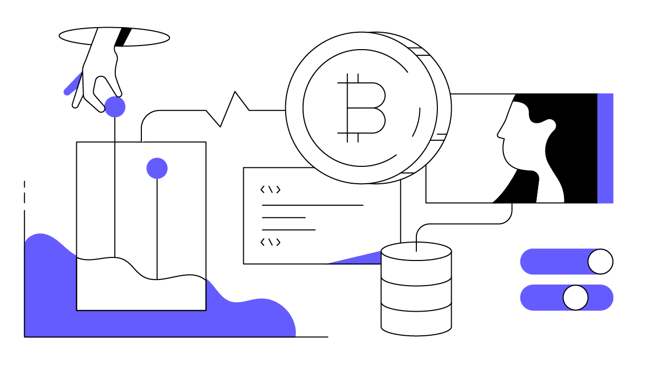 how is bitcoin separate from blockchain