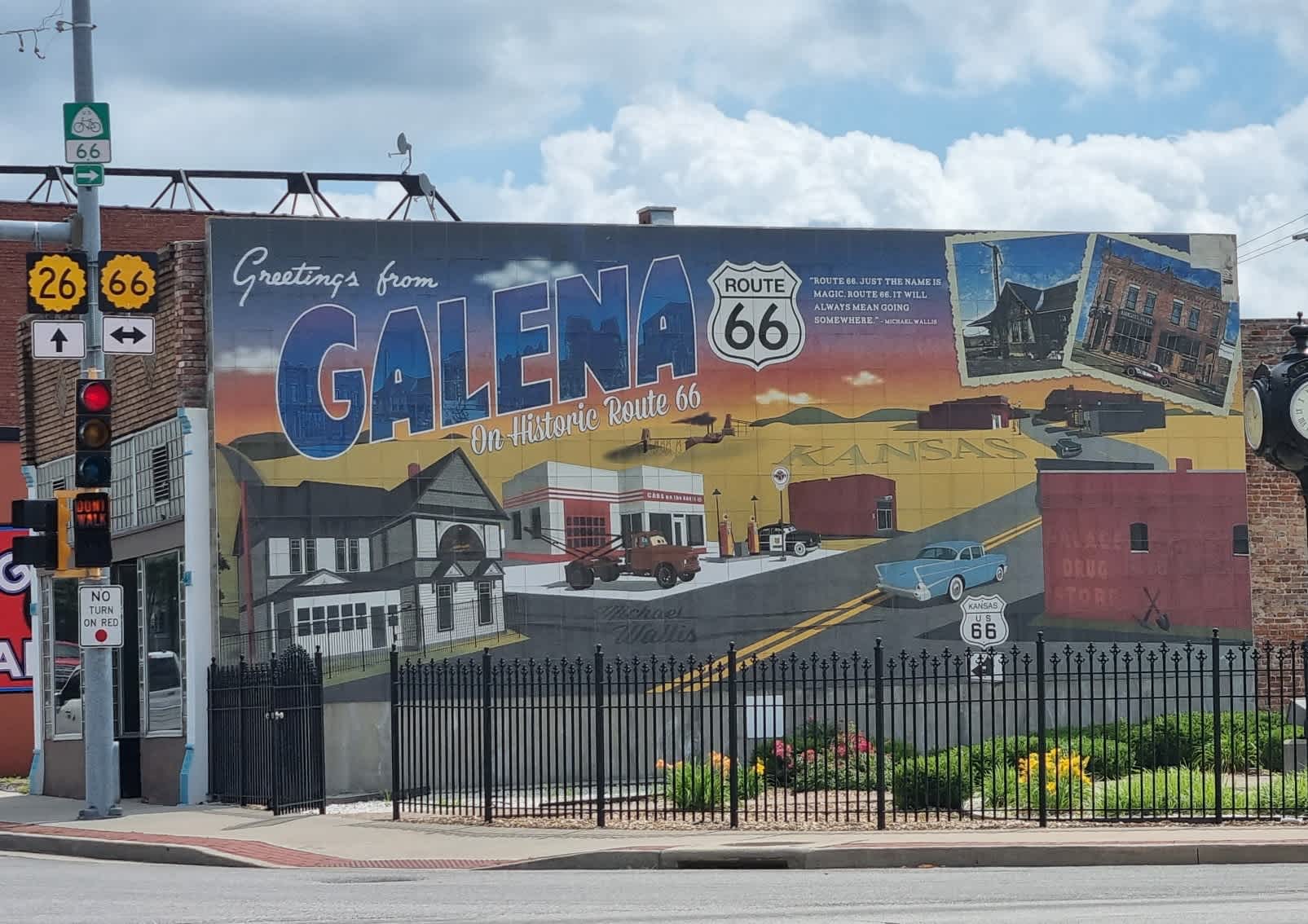 Galena - przepiękny mural