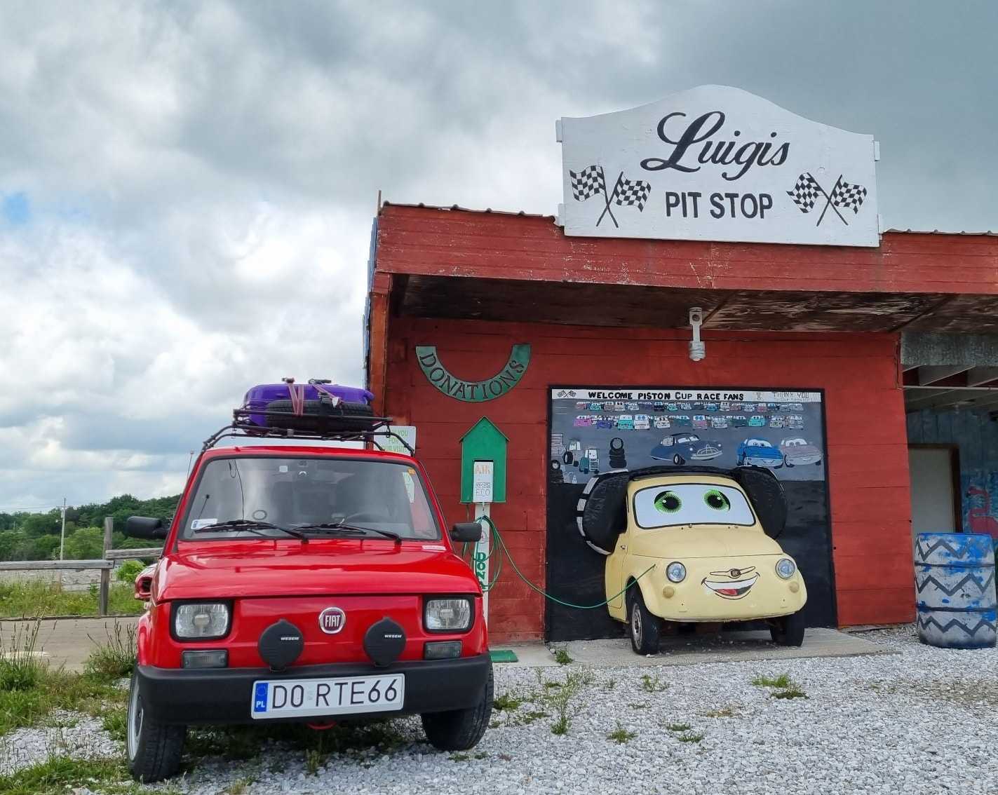 Maluszek z Luigi na Pit Stopie