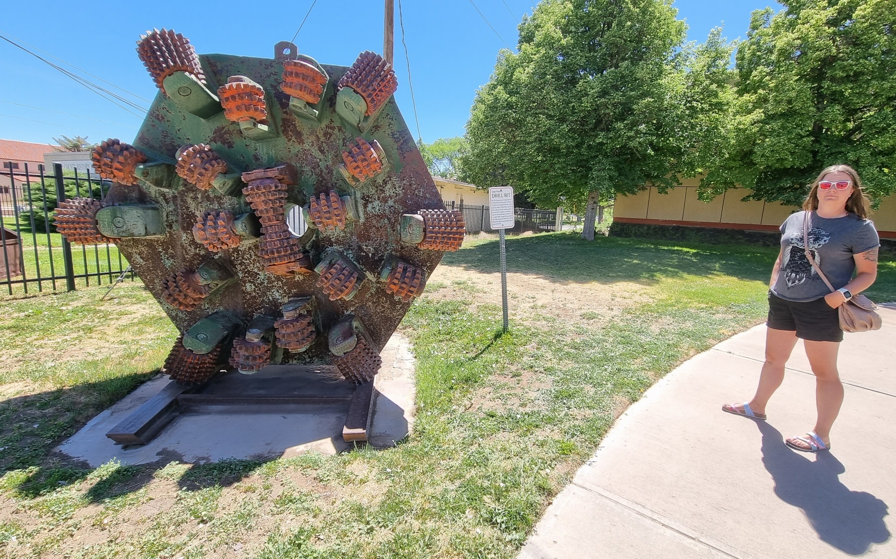 Narzędzie wykorzystywane w dawnej kopalnii uranu w Grants