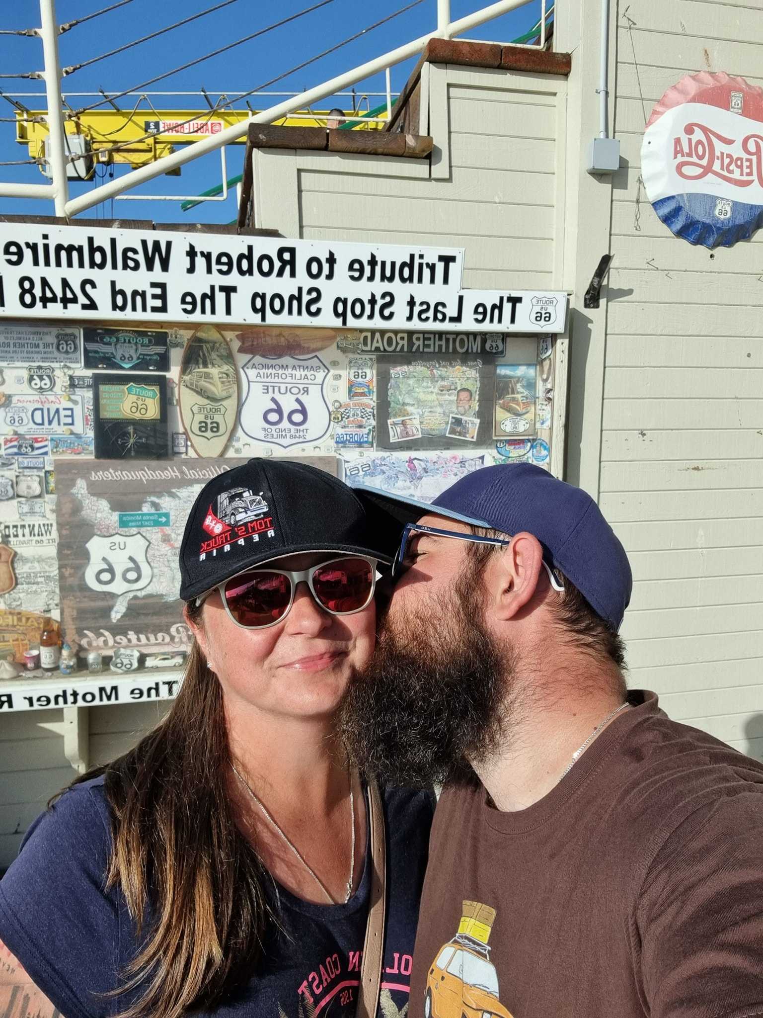 Z mężuniem w Santa Monica Z mężuniem w Santa Monica