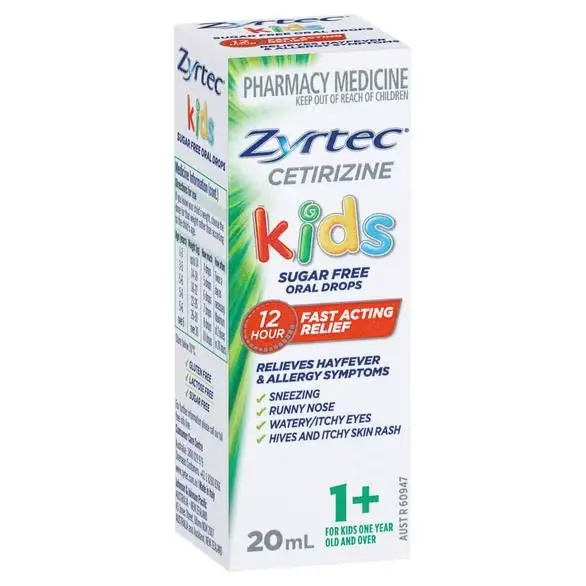 Zyrtec Kids Allergy Antihistamine & Hayfever Oral Drops