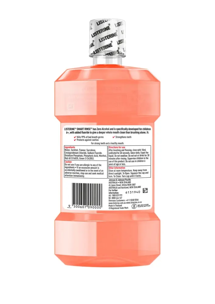 Listerine Smart Rinse Back