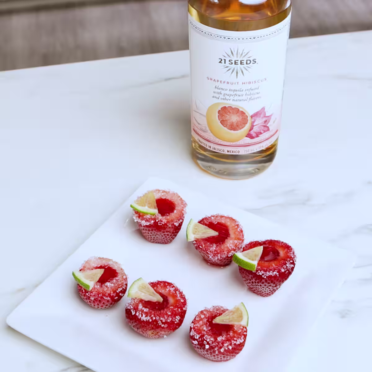 21 Seeds X Strawberry Mini Jelly Cocktails Main Image