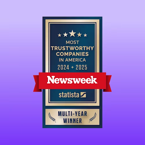 most trustworthy companies in america 2024 + 2025 newsweek statista multi-year winner