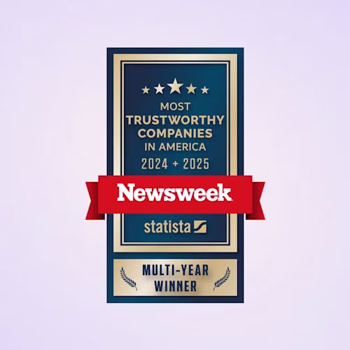 most trustworthy companies in america 2024 + 2025 newsweek statista multi-year winner
