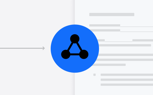 API icon on top of a document