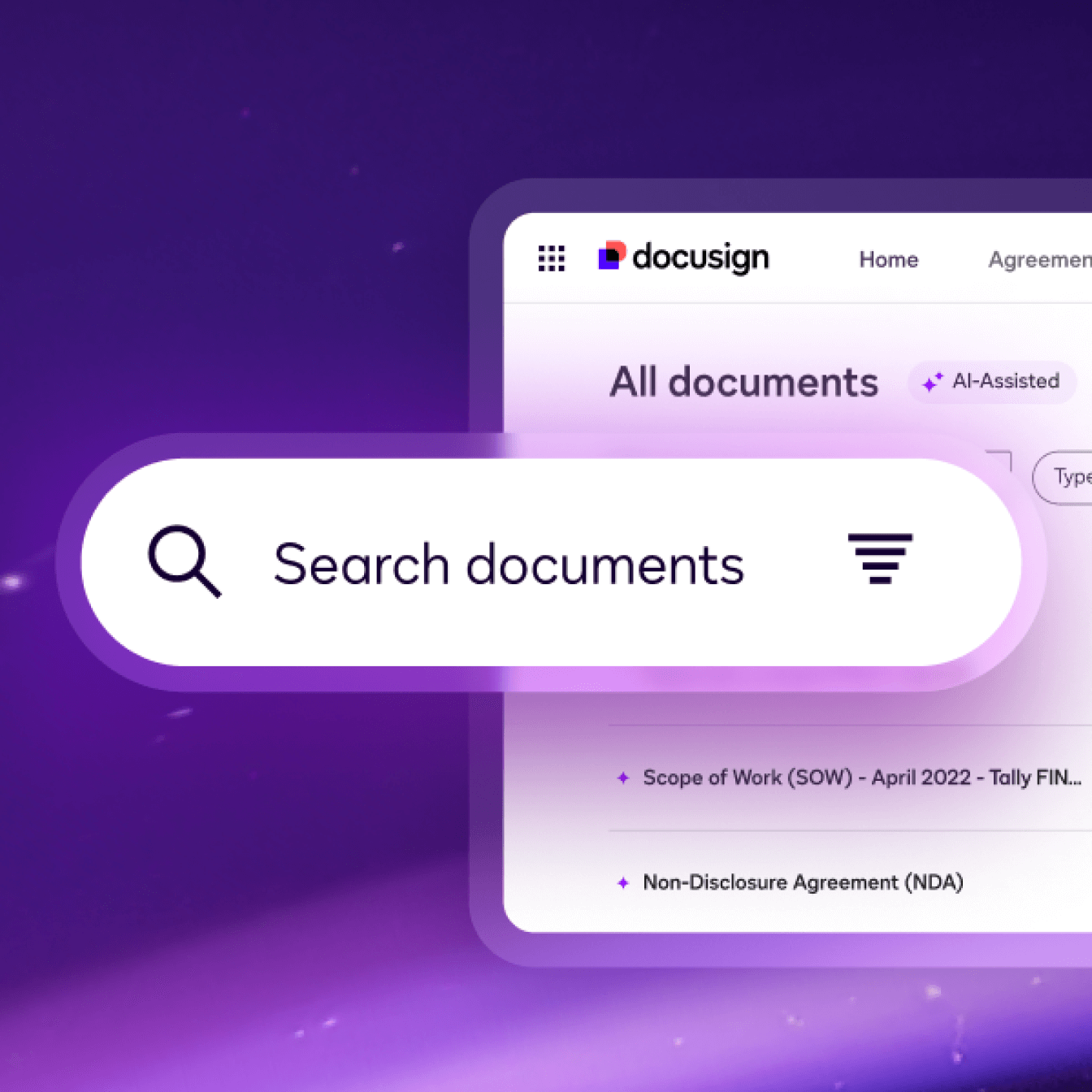 All documents UI