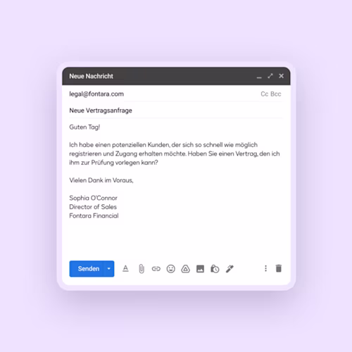 Docusign UI Agreement Desk simplify request intake